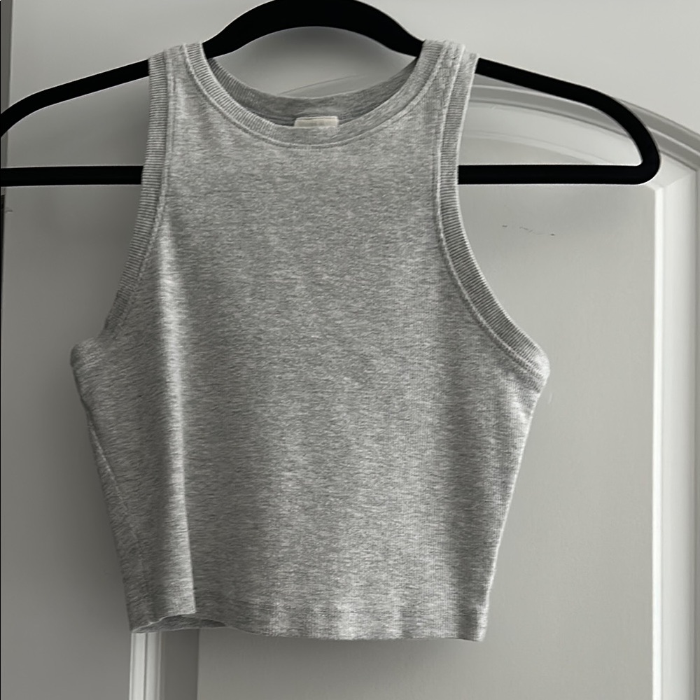 Gray Sleeveless Women's Top